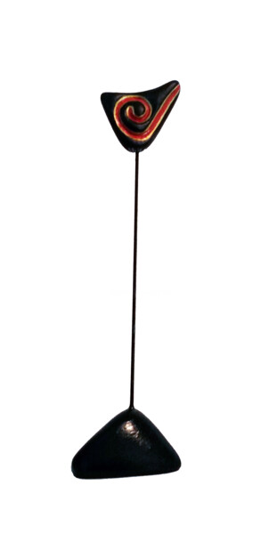 Escultura titulada "197) Gidouille somb…" por Isis Bi M, Obra de arte original, Hormigón celular