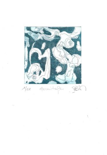Incisioni, stampe intitolato "89*) Hermitage 1/11" da Isis Bi M, Opera d'arte originale, Acquaforte