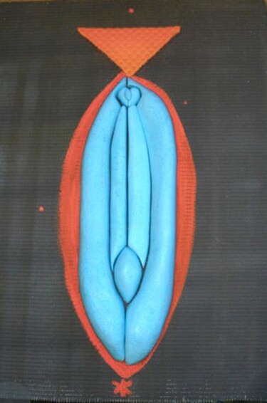 Painting titled "78) Eden abstrait" by Isis Bi M, Original Artwork