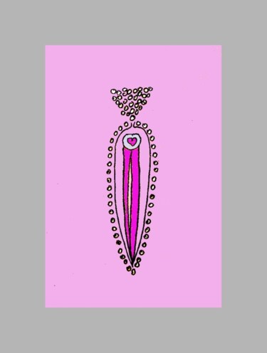 Arts numériques intitulée "13) Vulve "Perle de…" par Isis Bi M, Œuvre d'art originale