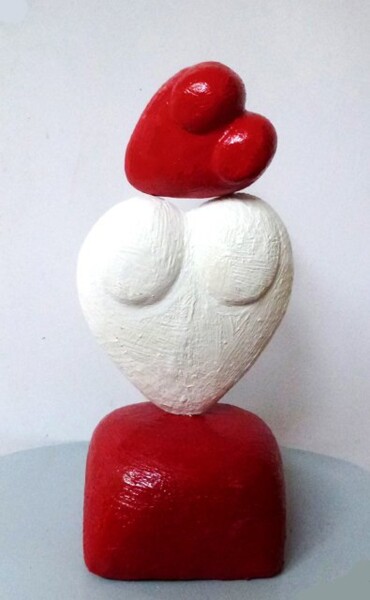 Sculpture titled "161) Doudou" by Isis Bi M, Original Artwork, Stone