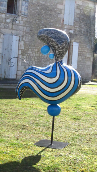 Sculpture intitulée "181) Vulturine, 200…" par Isis Bi M, Œuvre d'art originale