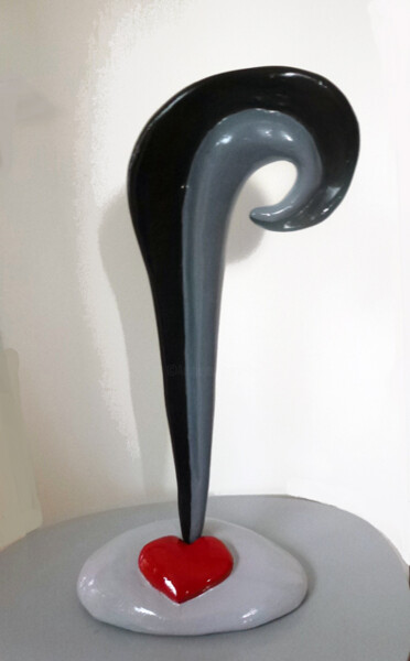 Sculpture titled "220) Désespoir 68X3…" by Isis Bi M, Original Artwork, Mixed Media