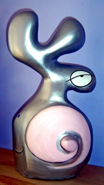 雕塑 标题为“13) Père Protecteur” 由Isis Bi M, 原创艺术品, 混合媒体