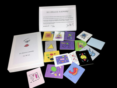 Jeu Oracle Memory Colector/15 Художественная композиция под названием "Jeu Oracle Memory C…" - Isis Bi M, Подлинное произведение искусства, Аксессуары