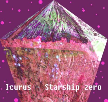 Digitale Kunst getiteld "Icurus Zero Starship" door Millenia Foxtrot (Shadow Zero), Origineel Kunstwerk