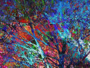 Arts numériques intitulée "Funk trees" par Millenia Foxtrot (Shadow Zero), Œuvre d'art originale