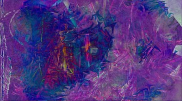Digitale Kunst mit dem Titel "Future art blue" von Millenia Foxtrot (Shadow Zero), Original-Kunstwerk