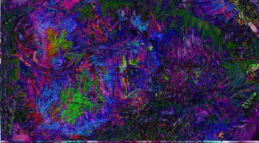 Digitale Kunst mit dem Titel "future art purple p…" von Millenia Foxtrot (Shadow Zero), Original-Kunstwerk