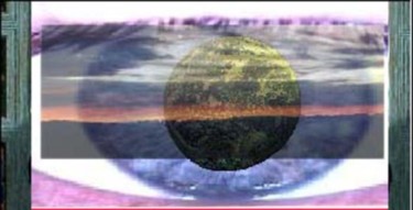 Digitale Kunst getiteld "Wolrds Eye view" door Millenia Foxtrot (Shadow Zero), Origineel Kunstwerk
