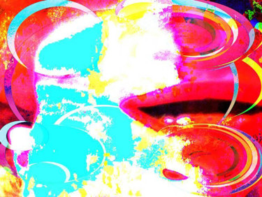 「pink fury purple li…」というタイトルのデジタルアーツ Millenia Foxtrot (Shadow Zero)によって, オリジナルのアートワーク, デジタル絵画