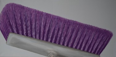 Schilderij getiteld "Lavender Brush" door Iskan, Origineel Kunstwerk, Olie