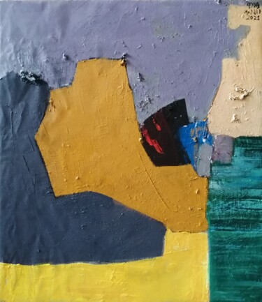Door Malerei mit dem Titel "Door" von Islam Doorov, Original-Kunstwerk, Öl Auf Gestell montiert