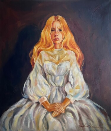 Картина под названием "Good girl" - Isolde Pavlovskaya, Подлинное произведение искусства, Масло