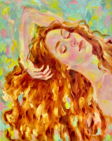 Painting titled "Relax" by Isolde Pavlovskaya, Original Artwork, Oil