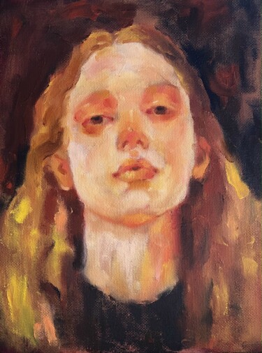 Painting titled "Hopes at sunset" by Isolde Pavlovskaya, Original Artwork, Oil