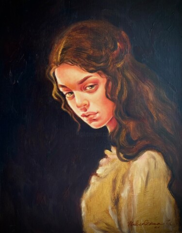 Painting titled "Choice" by Isolde Pavlovskaya, Original Artwork, Oil Mounted on Wood Stretcher frame