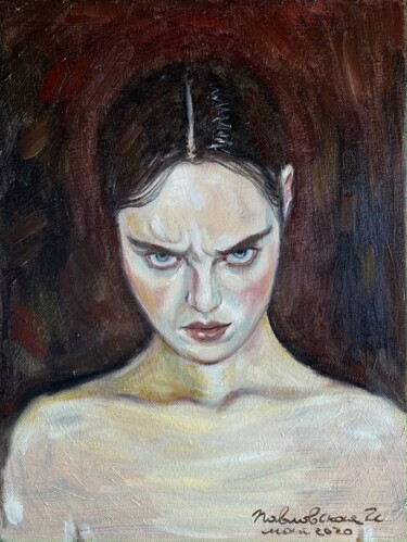 Картина под названием "Eve" - Isolde Pavlovskaya, Подлинное произведение искусства, Масло Установлен на Деревянная рама для…