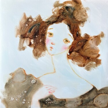 Картина под названием "Tenderness of time" - Isolde Pavlovskaya, Подлинное произведение искусства, Масло Установлен на Дерев…