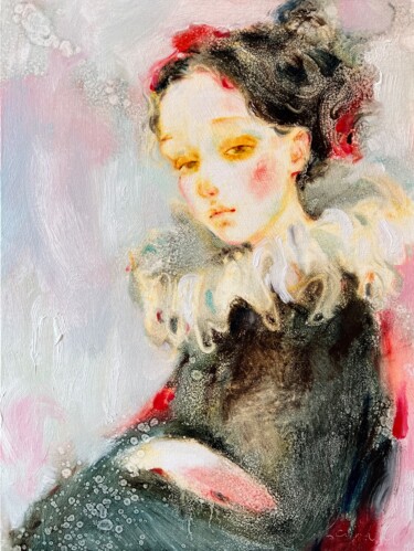 Картина под названием "Important is not im…" - Isolde Pavlovskaya, Подлинное произведение искусства, Масло Установлен на кар…