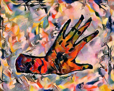 Digitale Kunst mit dem Titel "Hand1" von Isra, Original-Kunstwerk, Digitale Fotografie