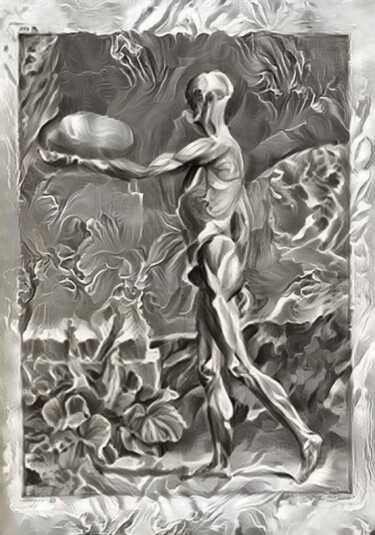Arte digital titulada "Gray Man" por Isra, Obra de arte original, Fotografía manipulada