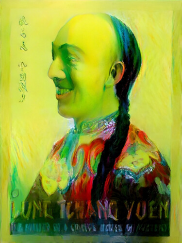 Arts numériques intitulée "The Old Chinese" par Isra, Œuvre d'art originale, Photographie manipulée