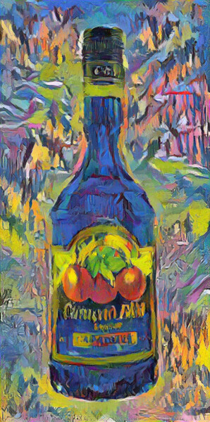 Arte digital titulada "Multicolored Bottle" por Isra, Obra de arte original, Fotografía manipulada