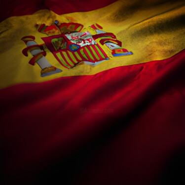 Digital Arts titled "SpainFlag*" by Isra, Original Artwork, AI generated image