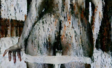Arte digital titulada "Lowering Panties" por Isra, Obra de arte original, Fotografía digital