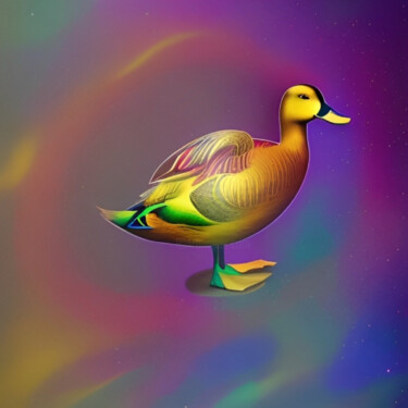 Arte digital titulada "Duckk" por Isra, Obra de arte original, Fotografía digital