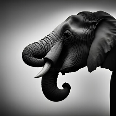 Digital Arts titled "Elefante" by Isra, Original Artwork, Digital Photography