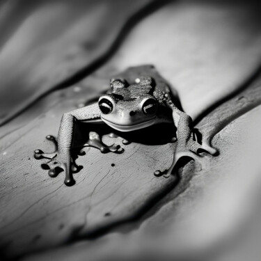 Цифровое искусство под названием "Frog1" - Isra, Подлинное произведение искусства, Цифровая фотография