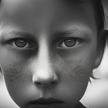Digital Arts titled "Ibis Face" by Isra, Original Artwork, Digital Photography