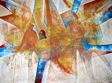 Peinture intitulée "à suivre" par Issback, Œuvre d'art originale