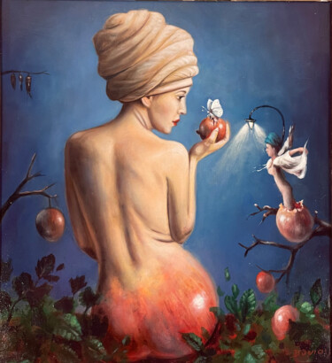 Pintura titulada "Metamorphosis" por István Ducsai, Obra de arte original, Oleo