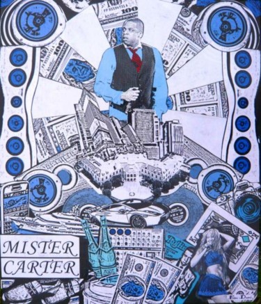 Peinture intitulée "Mr Carter" par Matthieu Dutheil, Œuvre d'art originale
