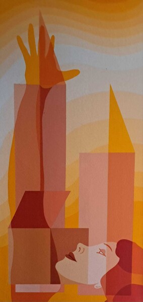 Malarstwo zatytułowany „musica plastica 04” autorstwa Italo Somma, Oryginalna praca, Akryl