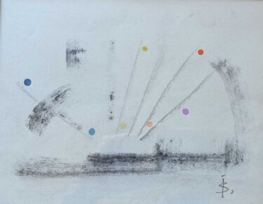 Drawing titled "papel 03" by Italo Somma, Original Artwork, Watercolor