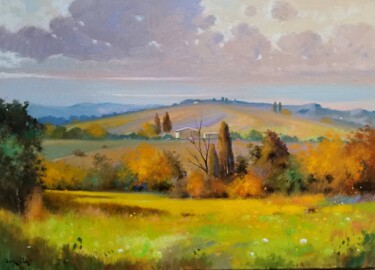 CAMPAGNA Malerei mit dem Titel "CAMPAGNA" von Andrea Borella, Original-Kunstwerk, Öl