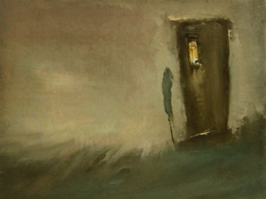 Картина под названием "Two, miniature / Дв…" - Elena Yudina, Подлинное произведение искусства, Масло Установлен на Деревянна…