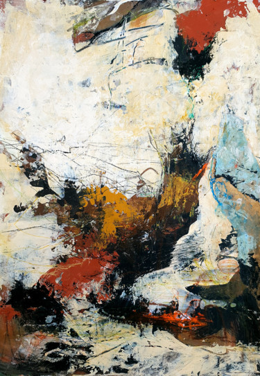 Pittura intitolato "Flow no. 2" da Iulia Paun, Opera d'arte originale, Acrilico