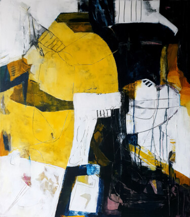 Pintura titulada "The struggle" por Iulia Paun, Obra de arte original, Acrílico Montado en Bastidor de camilla de madera