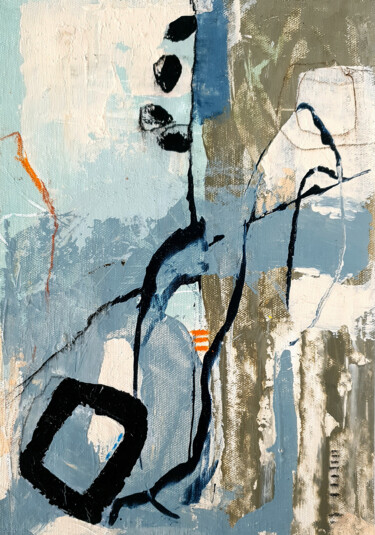 Картина под названием "Quiet moment no. 2" - Iulia Paun, Подлинное произведение искусства, Акрил Установлен на плексиглас