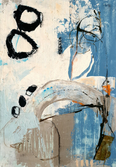 Картина под названием "Quiet moment no. 3" - Iulia Paun, Подлинное произведение искусства, Акрил Установлен на плексиглас