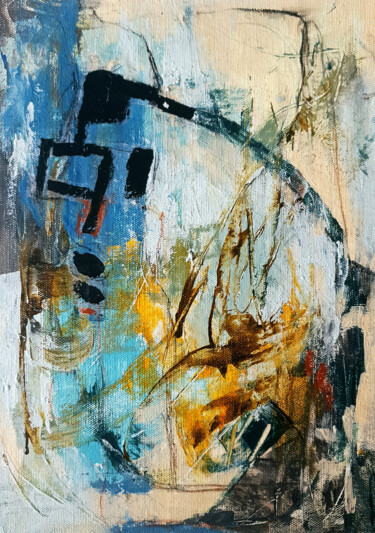 Картина под названием "Mornings no. 3" - Iulia Paun, Подлинное произведение искусства, Акрил Установлен на плексиглас