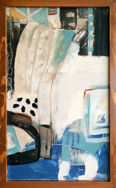 Картина под названием "In the zone" - Iulia Paun, Подлинное произведение искусства, Акрил Установлен на Деревянная рама для…