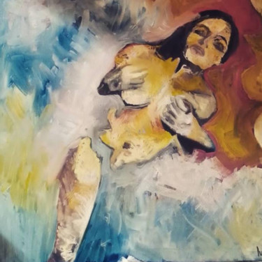 Peinture intitulée "Marla 3" par Iulia Murgoci, Œuvre d'art originale, Huile