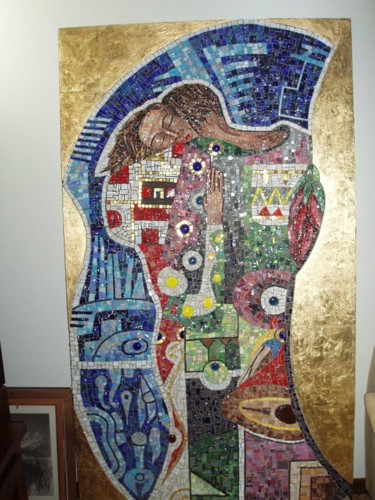 Artcraft titled "Klimt-The hug" by Iuliana Iuras, Original Artwork