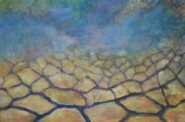 Peinture intitulée "Dryness" par Iuliana Barbu, Œuvre d'art originale, Huile